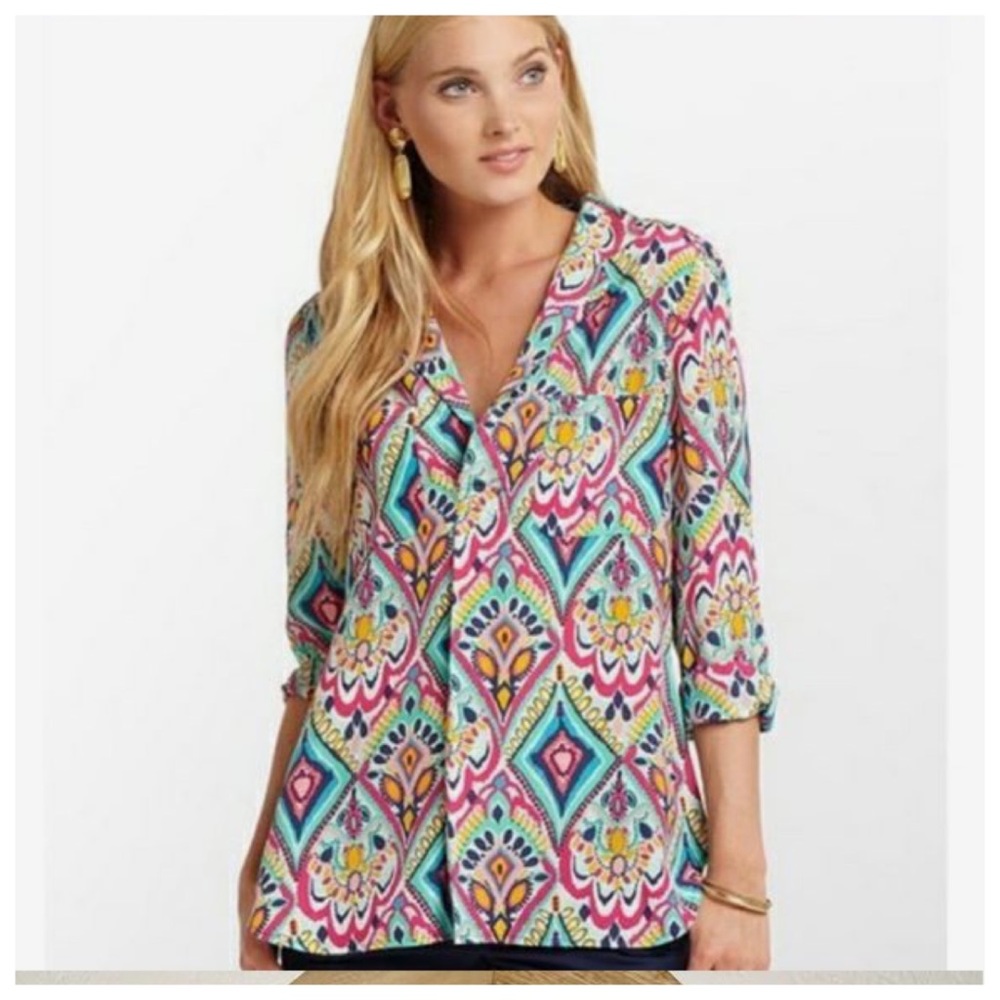 Lilly Pulitzer Boston Top Crown Jewels M